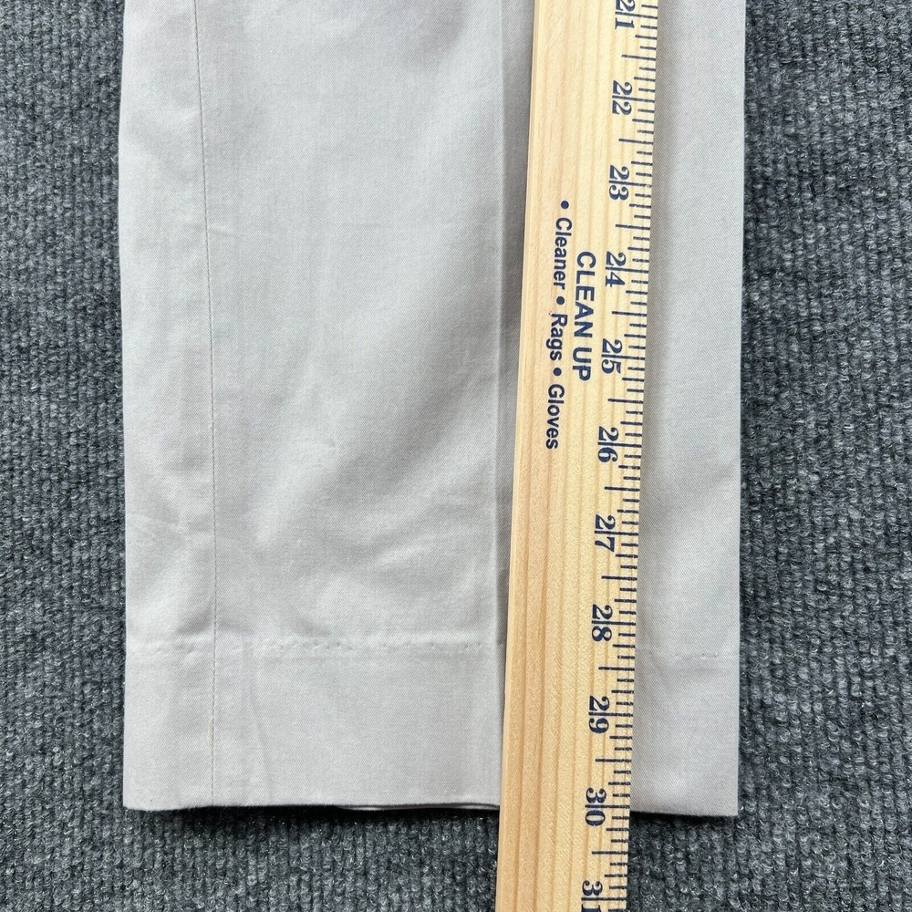 GTA Pants Men's 34x30 Slim Fit Solid Cotton Flat Front Chinos - Picture 7 of 13